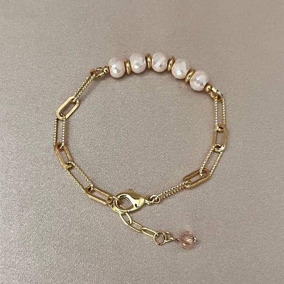 Gold-Filled Mystic Sapphire Gemstone Bracelet - Picture 5 of 5